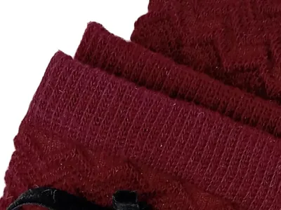 goldenpoint Mädchen Strumpfhose Rot UNI Charmant Baumwolle