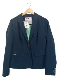 FLG Damen Blazer Gr. 40/L Blau Business Sakko Jacke Elegant 1