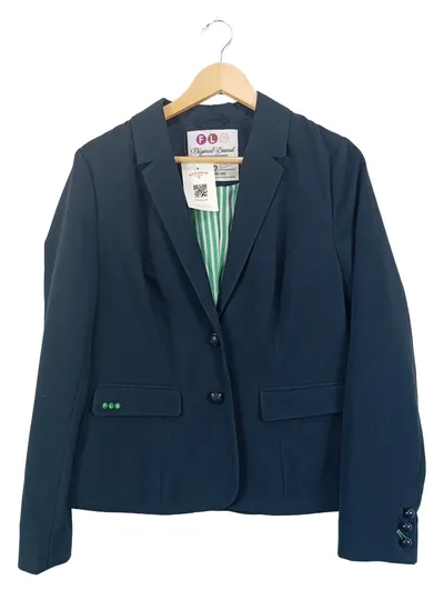 FLG Damen Blazer Gr. 40/L Blau Business Sakko Jacke Elegant