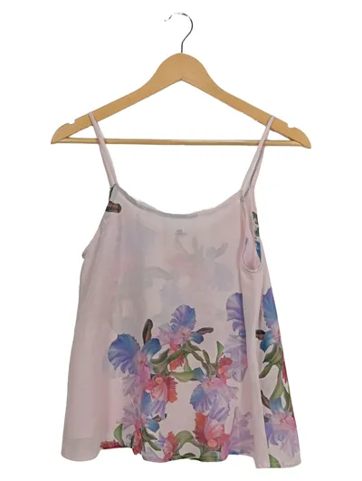 Farm Rio Damen Blumen Camisole Top Gr. S Mehrfarbig