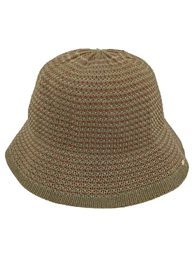 Parfois Damen Hut Mehrfarbig Gestreift Strickmuster Casual UNI