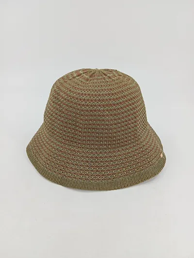 Parfois Damen Hut Mehrfarbig Gestreift Strickmuster Casual UNI