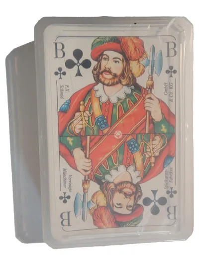 F.X. Schmid Kartenspiel Vereinigte Münchner Löwenbräu Skat Rommé Poker
