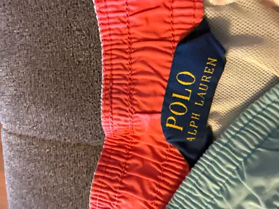 Polo Ralph Lauren Badeshorts Herren Türkis Gr. 54;XXL Sportlich