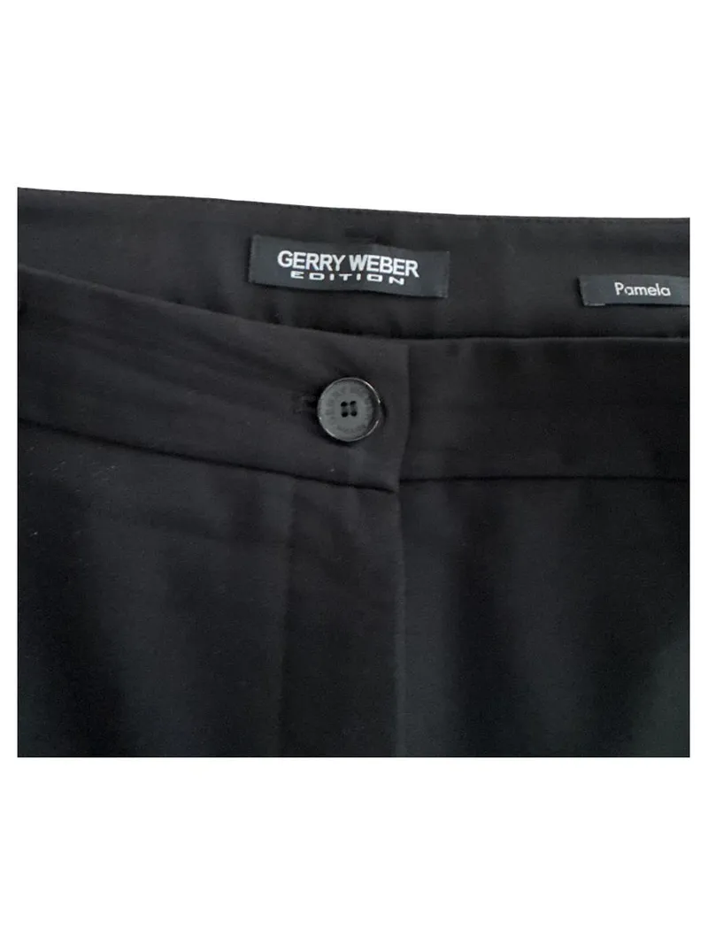 Gerry Weber Edition Pamela Stoffhose Damen Gr. 46 Schwarz Business 4
