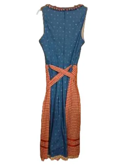 Edel Herz Dirndl Trachtenkleid Damen Gr. 32 Klassisch Mehrfarbig Blau Rot