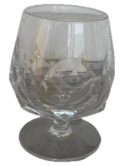 Nachtmann Cognacglas Bleikristall Diamant Muster Glas 9cm 200ml