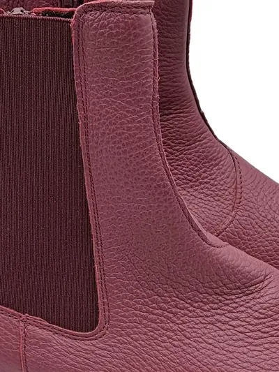 Vitaform Damen Chelsea Boots Leder Bordeaux Rot Größe 38 Weite H
