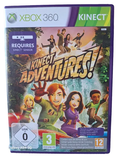 Microsoft Kinect Adventures! Xbox 360 Spiel Deutsch PAL Kinect Sensor Benötigt