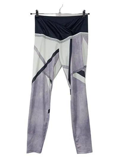 JustFashionNow Damen Leggings S Mehrfarbig Sportlich Modern Grafisch Hose