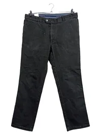 A.W. Dunmore Herren Stoffhose Comfort Line Schwarz W25 Klassisch 1