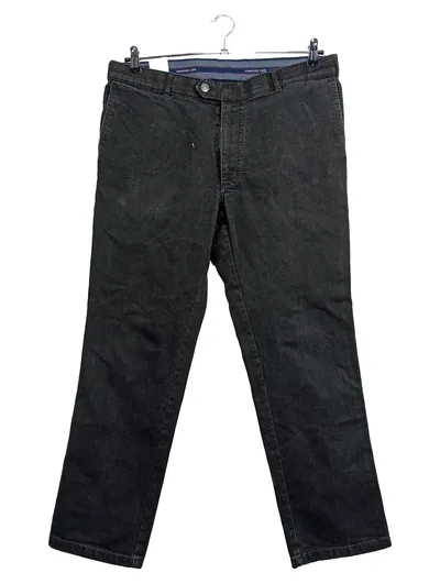 A.W. Dunmore Herren Stoffhose Comfort Line Schwarz W25 Klassisch