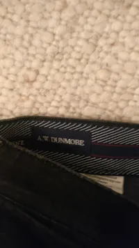 A.W. Dunmore Herren Stoffhose Comfort Line Schwarz W25 Klassisch 5