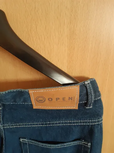 OPEN Herren Jeans Regular Fit Blau Gr. 46 Baumwolle Denim Hose