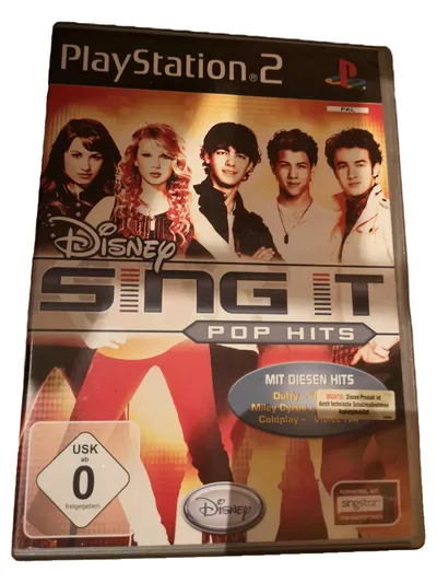 Disney Sing It Pop Hits PlayStation 2 Musik Rhythmus Spiel PS2