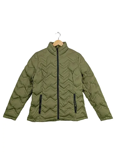 Caché Caché Damen Steppjacke Gr. 40/L Oliv Casual Übergangsjacke