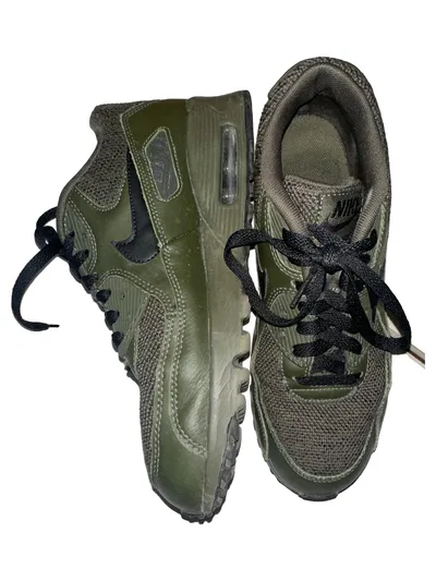 Nike Air Max 90 Herren Sneaker Oliv Grün Gr. 40 Sportschuhe