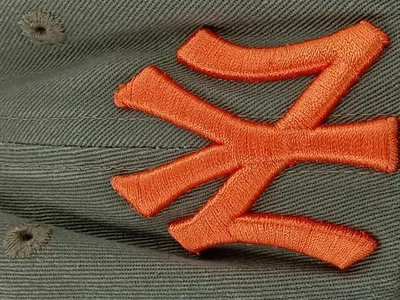 New Era New York Yankees Cap Kinder Kappe Oliv Orange Baumwolle NY Logo One Size