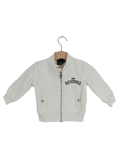 John Richmond Kinder Blouson Jacke Gr. 6 Monate Weiß Casual