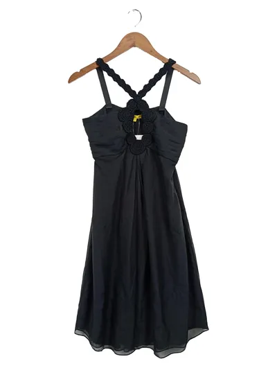 Catherine Malandrino Damen Festliches Seidenkleid Gr. 38;M Schwarz