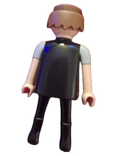 Playmobil Pirat Spielfigur Abenteurer mit Bart, schwarz, blau, 8cm
