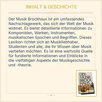 Der Musik Brockhaus Musiklexikon Nachschlagewerk Enzyklopädie 3