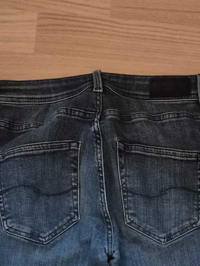 Q/S designed by Jeans Damen Straight Leg Gr. 34 Blau Casual