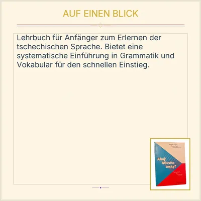 Ahoj! Mluvíte česky? Tschechisch für Anfänger Lehrbuch Braumüller
