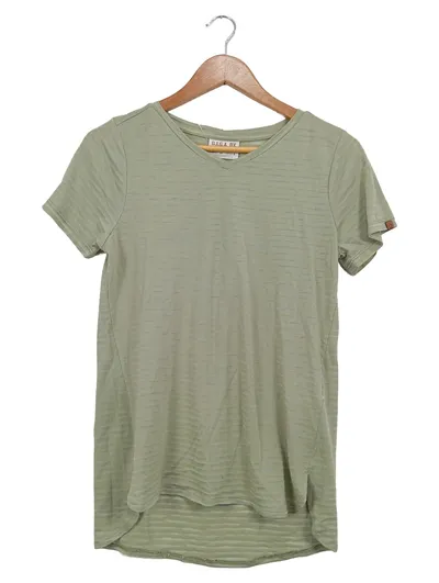 G.I.G.A. DX Damen T-Shirt V-Ausschnitt Gr. 36/S Oliv Casual