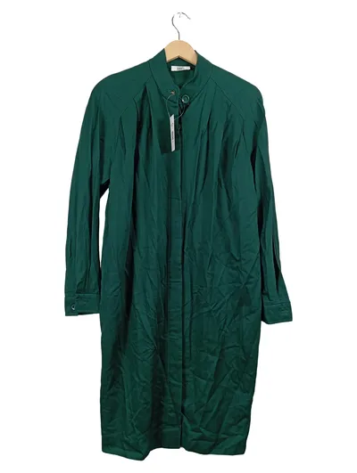 Gump's Damen Businesskleid Gr. 40 Grün Viskose Elegant Langarm