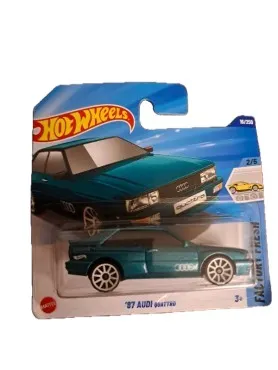 Hot Wheels Spielzeugauto '87 Audi Quattro Modellauto Petrol