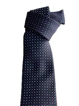 Seidenfalter Krawatte Herren Braun Seide Elegant Business Geometrisch