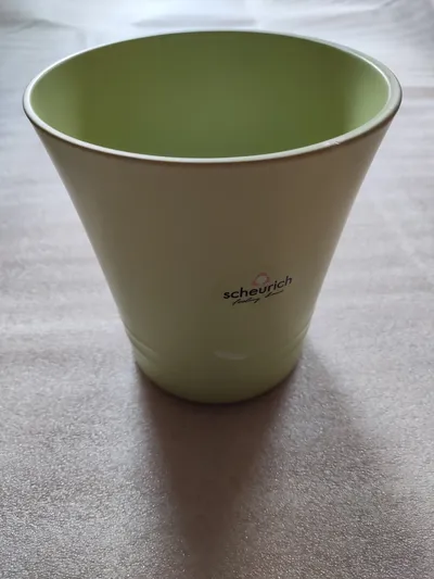 Scheurich Übertopf Keramik Grün Modern Kegel Blumentopf Pflanztopf
