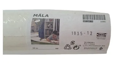 IKEA MÅLA Zeichenpapierrolle Kinder Weiß 30m Malpapier Bastelpapier