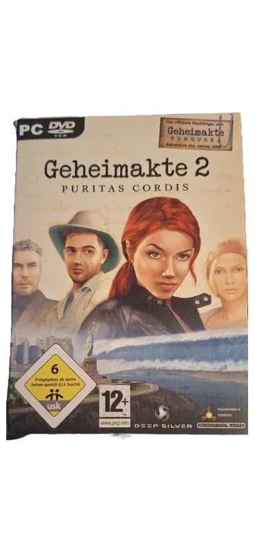 Geheimakte 2 Puritas Cordis PC DVD-ROM Deep Silver Adventure Spiel