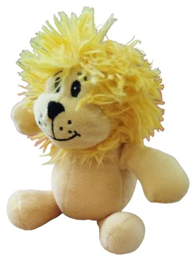 BERGLAND Stofftier Löwe Plüschtier Gelb 23cm Kuscheltier Kinder Spielzeug