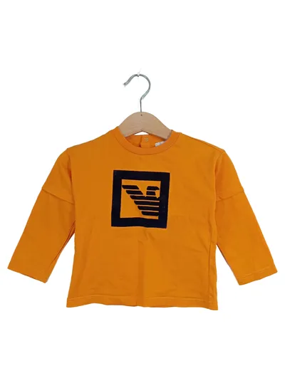 Emporio Armani Kinder Langarmshirt Orange Einheitsgröße