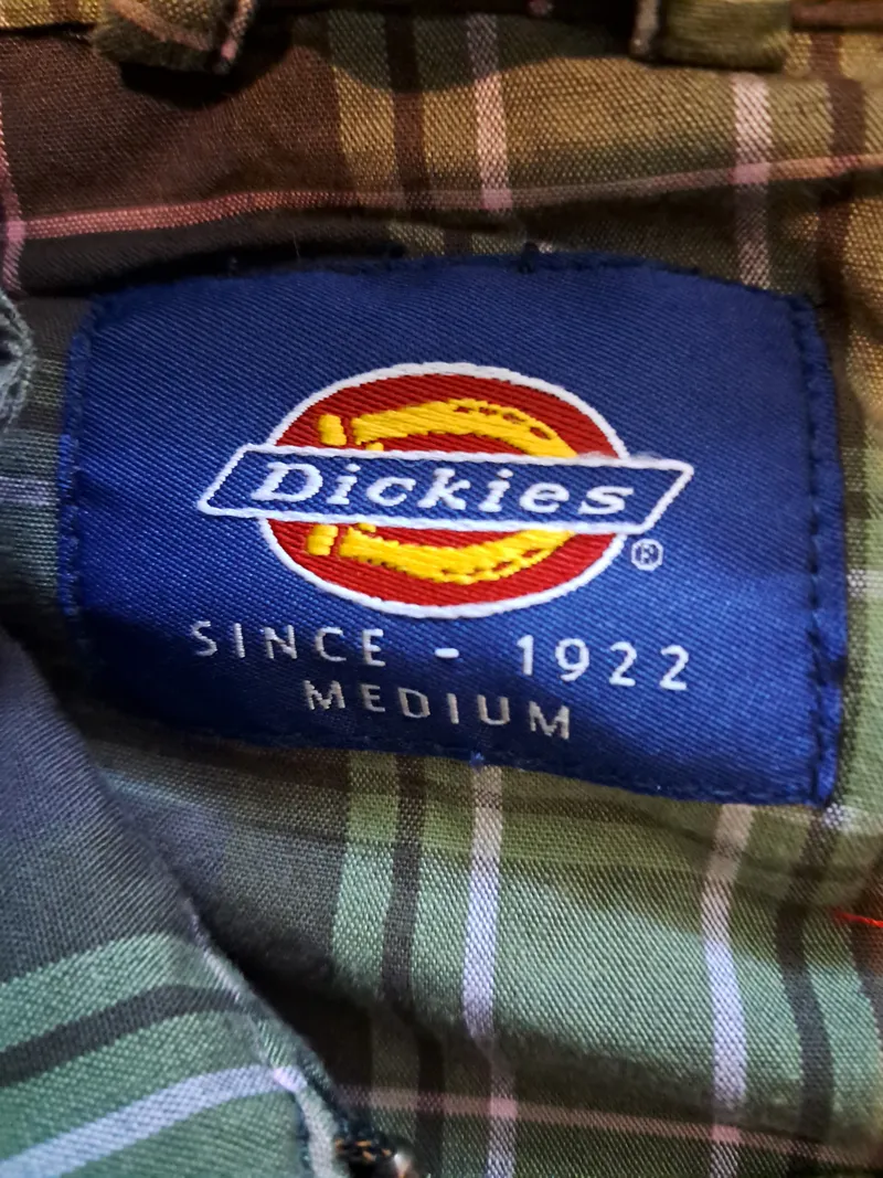 Dickies Damen Leichte Jacke kariert Gr. 38/M Casual Mehrfarbig Baumwolle 5