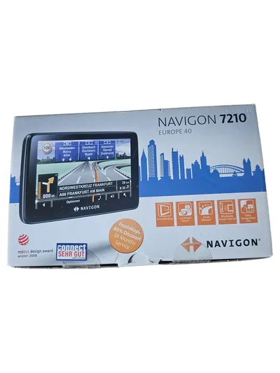 NAVIGON 7210 Europe 40 Navigationsgerät GPS Navi 40 Länder Europa Karten