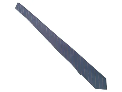 Angelo di Monti Krawatte Herren Business Blau Gestreift