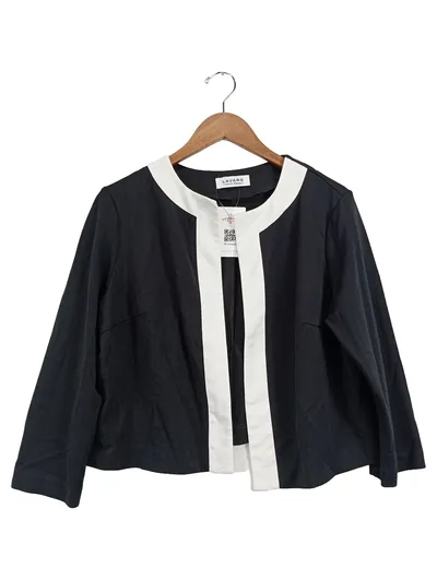 Lavard Damen Blazer Gr. 40/L Schwarz Elegant Business