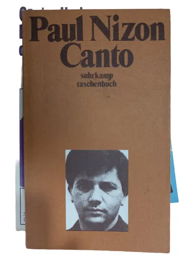 Paul Nizon Canto Biografischer Roman Suhrkamp Taschenbuch Deutsch