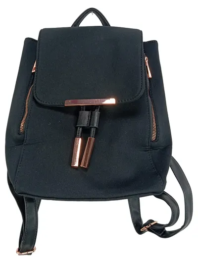 ASOS Schwarzer Damen Rucksack Casual Polyurethan