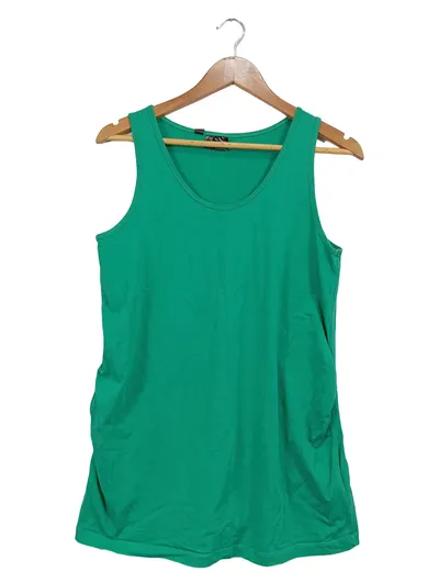 BPC Bonprix Collection Damen Tank Top Gr. 40/42 L Grün Baumwolle