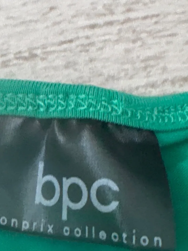 BPC Bonprix Collection Damen Tank Top Gr. 40/42 L Grün Baumwolle 3