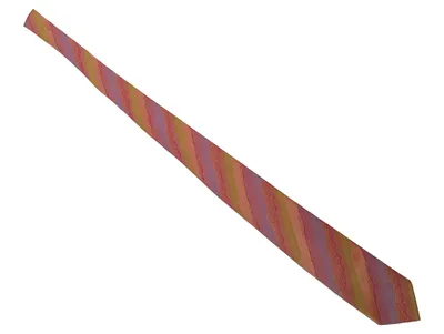 Satura Herren Krawatte gestreift Business Mehrfarbig Polyester