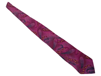 CANDA Krawatte Herren Paisley Muster Mehrfarbig Elegant Business