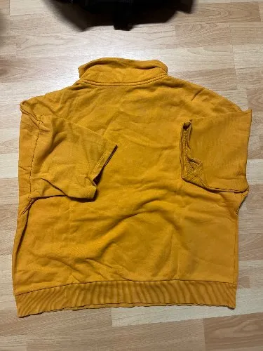 Comma Casual Identity Damen Sweatshirt Gr. 42/XL Orange Stehkragen