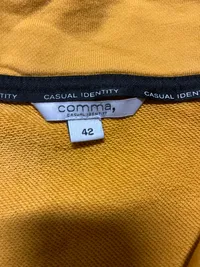 Comma Casual Identity Damen Sweatshirt Gr. 42/XL Orange Stehkragen 3