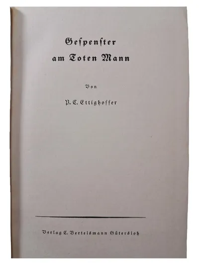 Gespenster am Toten Mann P. C. Ettighoffer Horrorbuch Paranormal Deutsch